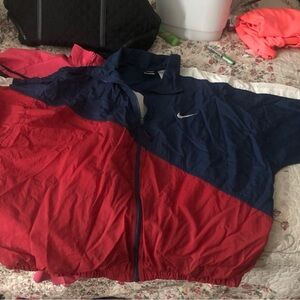 Nike Waterproof Raincoat Blue Lightweight Design